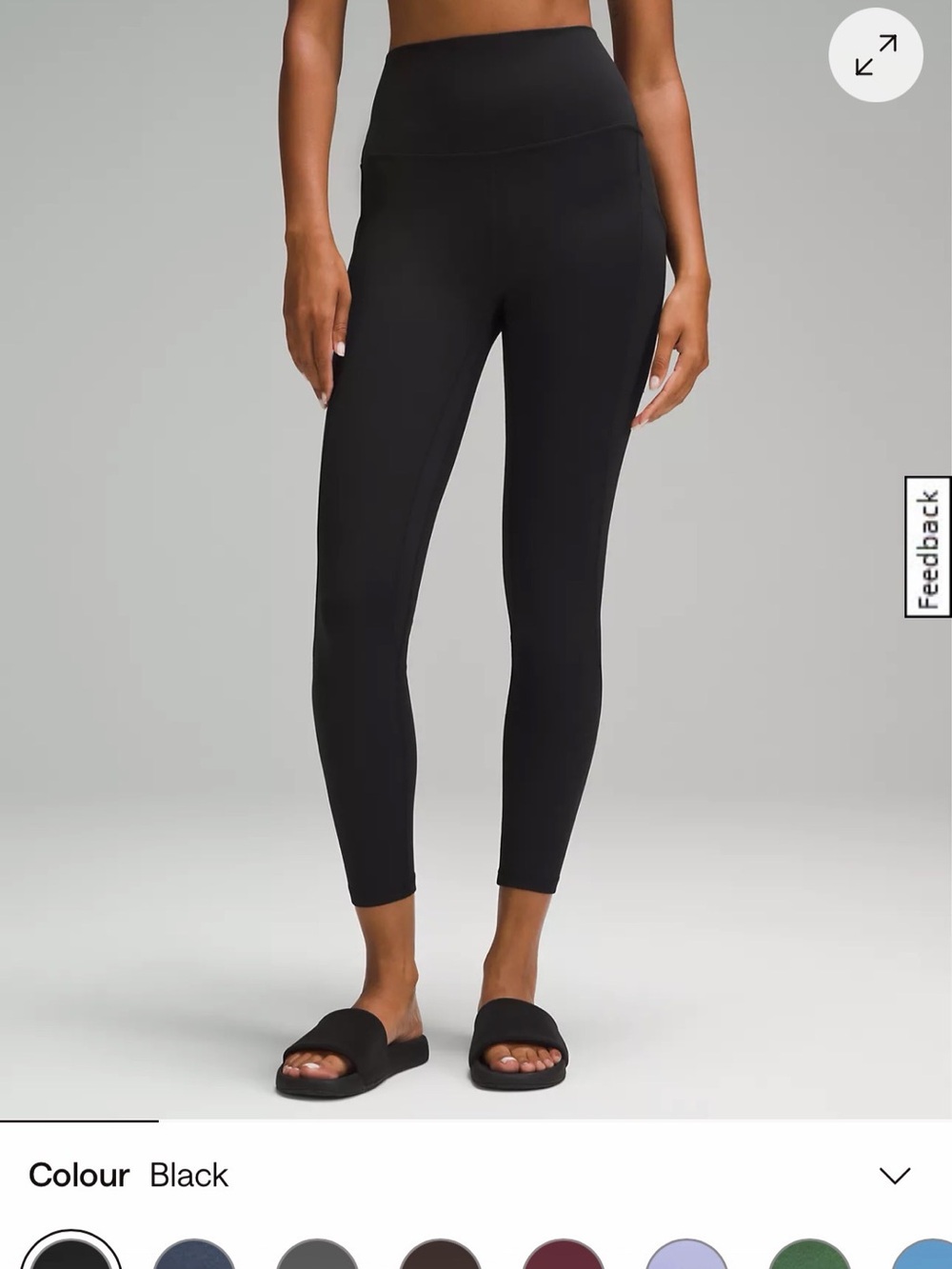 Black lululemon leggings with pockets